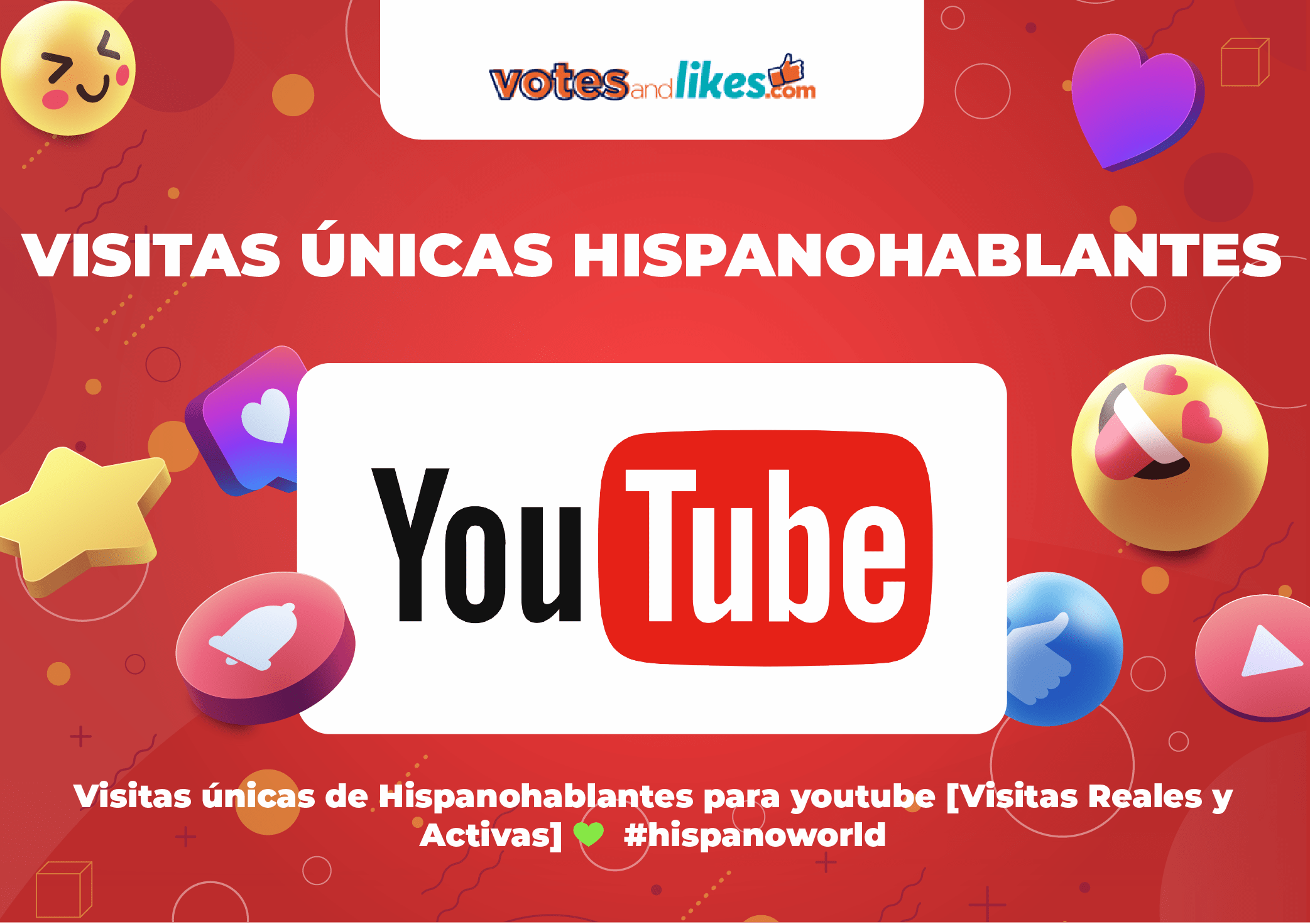  Visitas únicas de Hispanohablantes para youtube [Visitas Reales y Activas] 💚  #hispanoworld