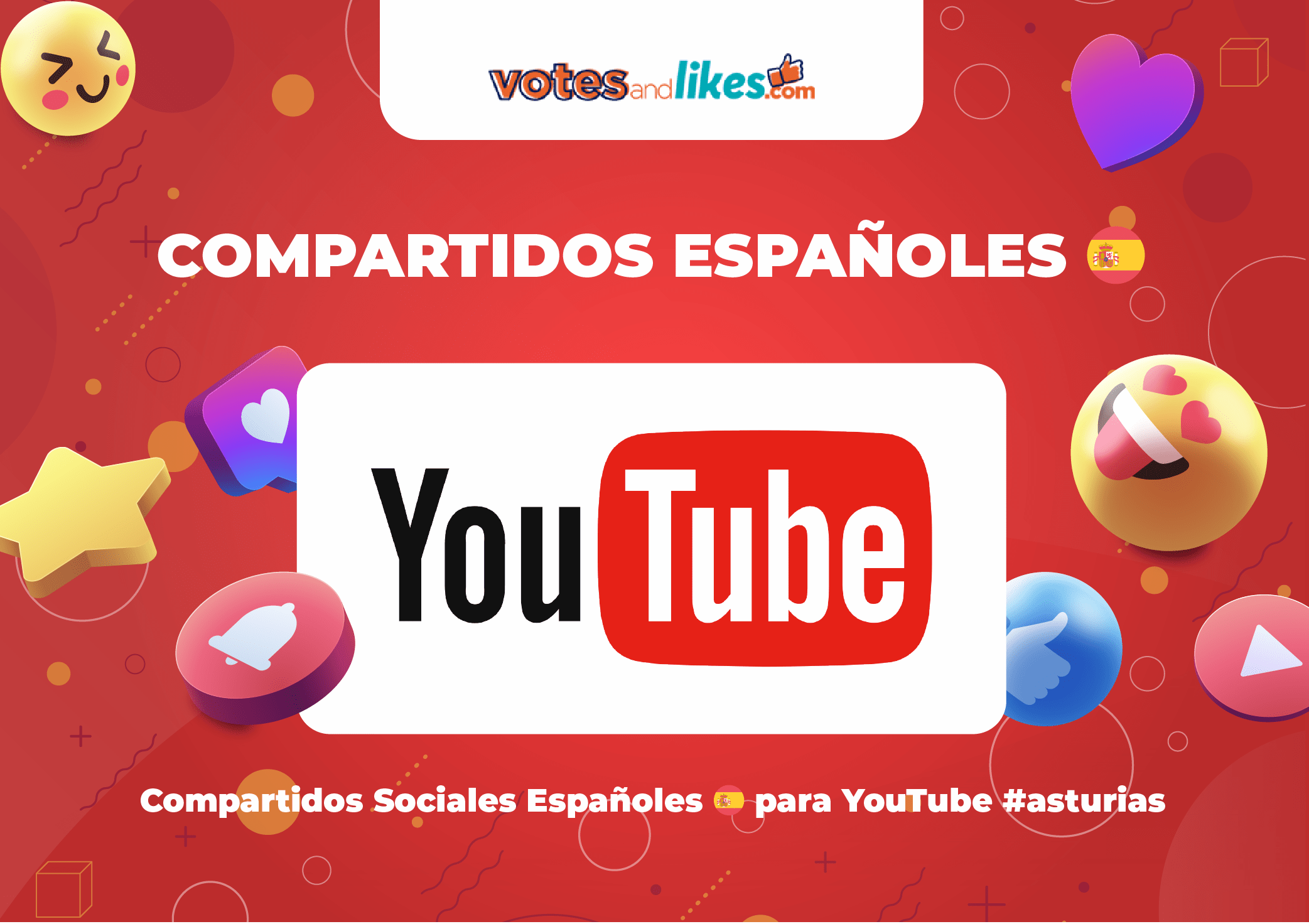 Compartidos Sociales Españoles 🇪🇸 para YouTube #asturias
