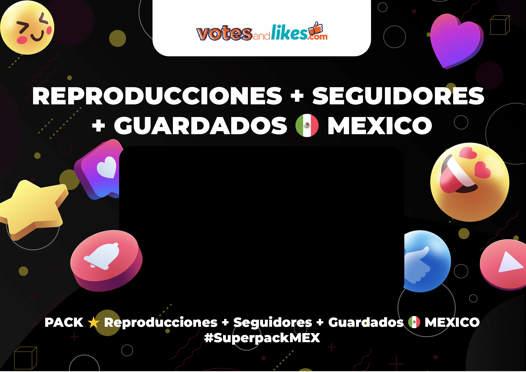 PACK ⭐ Reproducciones + Seguidores + Guardados 🇲🇽 MEXICO #SuperpackMEX