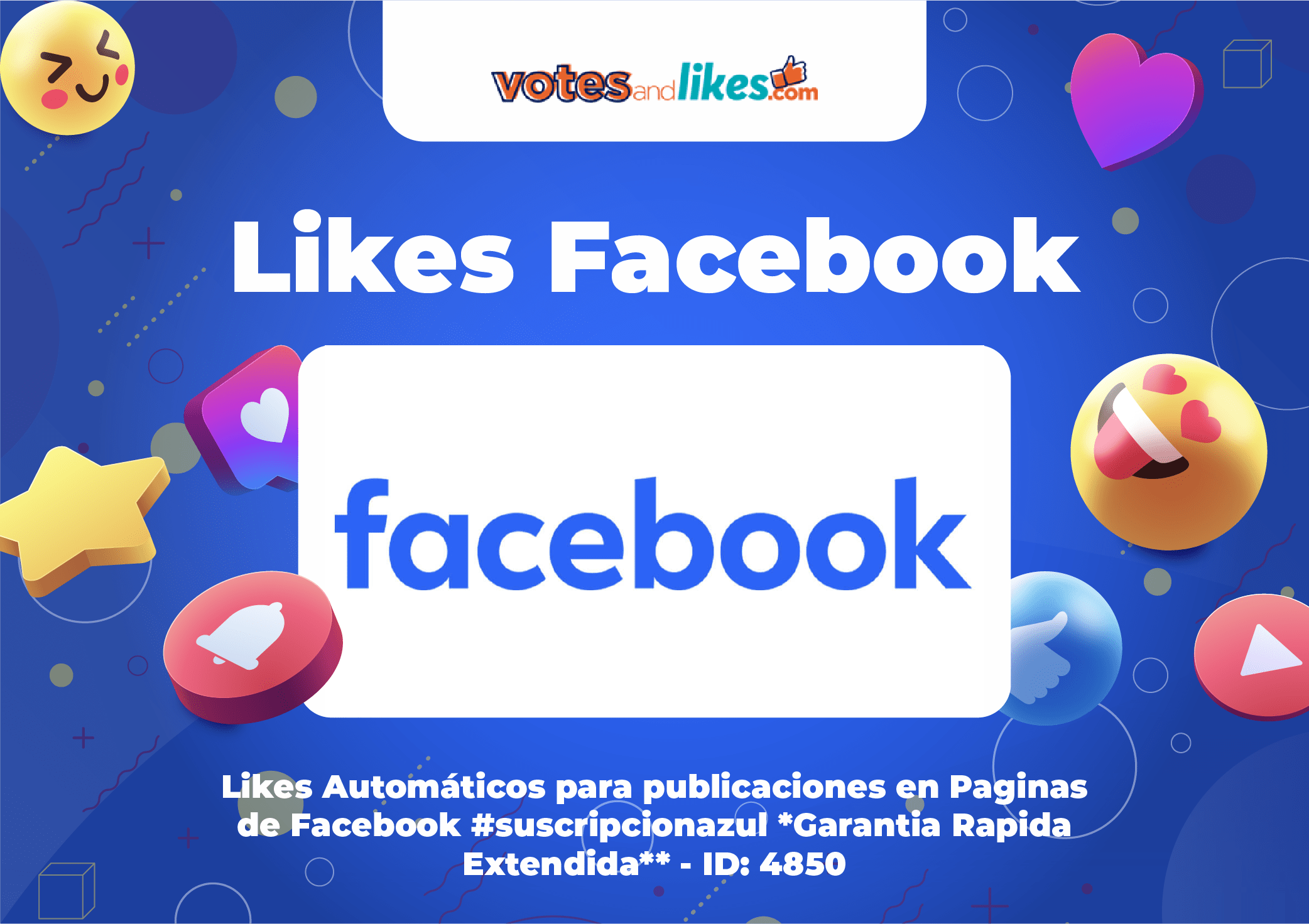 Likes Automáticos para publicaciones en Paginas de Facebook #suscripcionazul *Garantia Rapida Extendida**