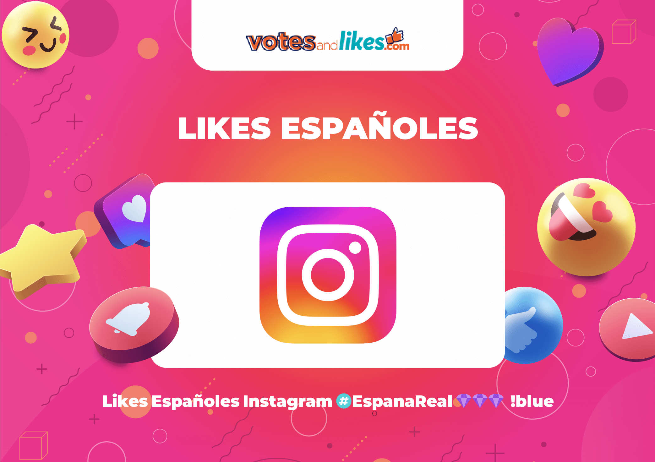 Likes Españoles Instagram #EspanaReal 💎💎💎  !blue