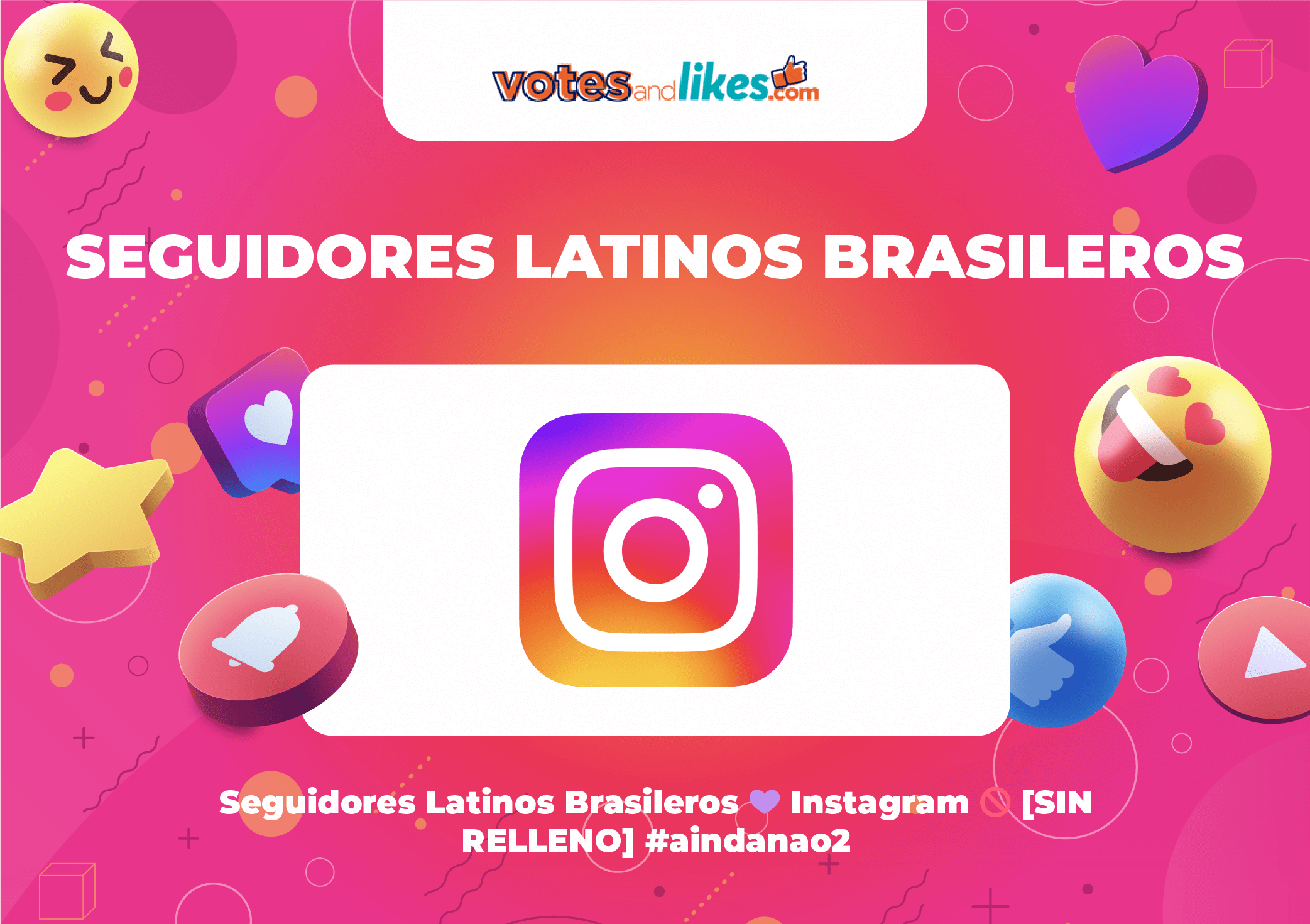Seguidores Latinos Brasileros 💜 Instagram 🚫 [SIN RELLENO] #aindanao2