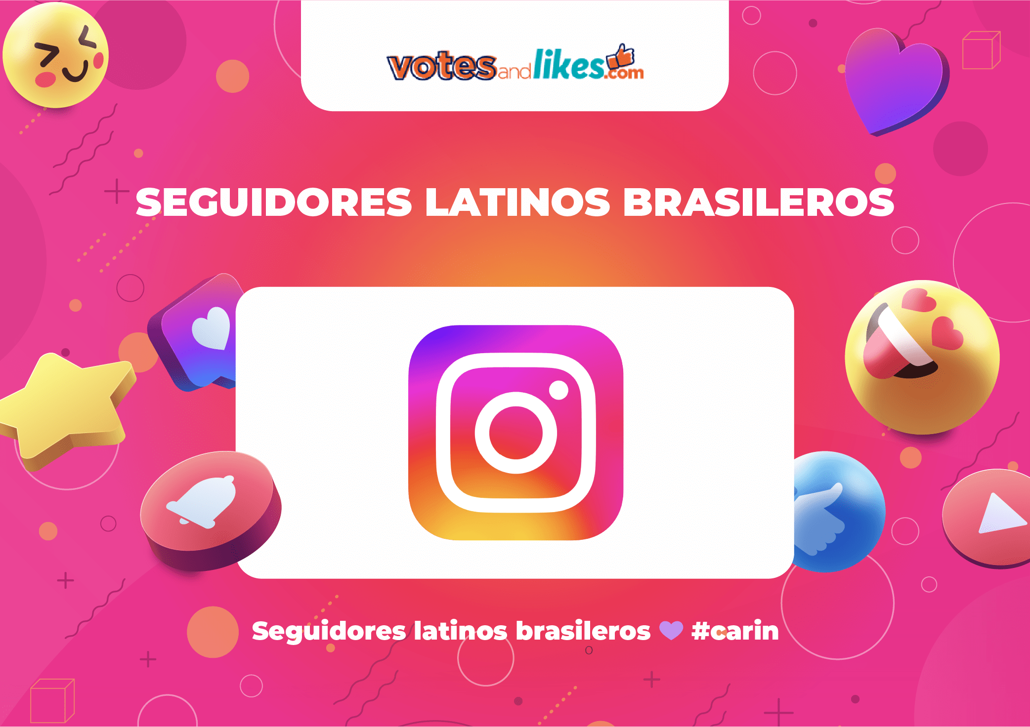 Seguidores latinos brasileros 💜 #carin