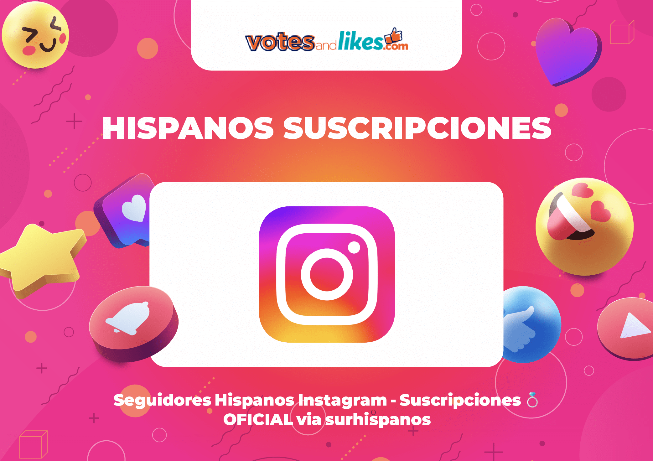 Seguidores Hispanos Instagram - Suscripciones 💍OFICIAL via surhispanos