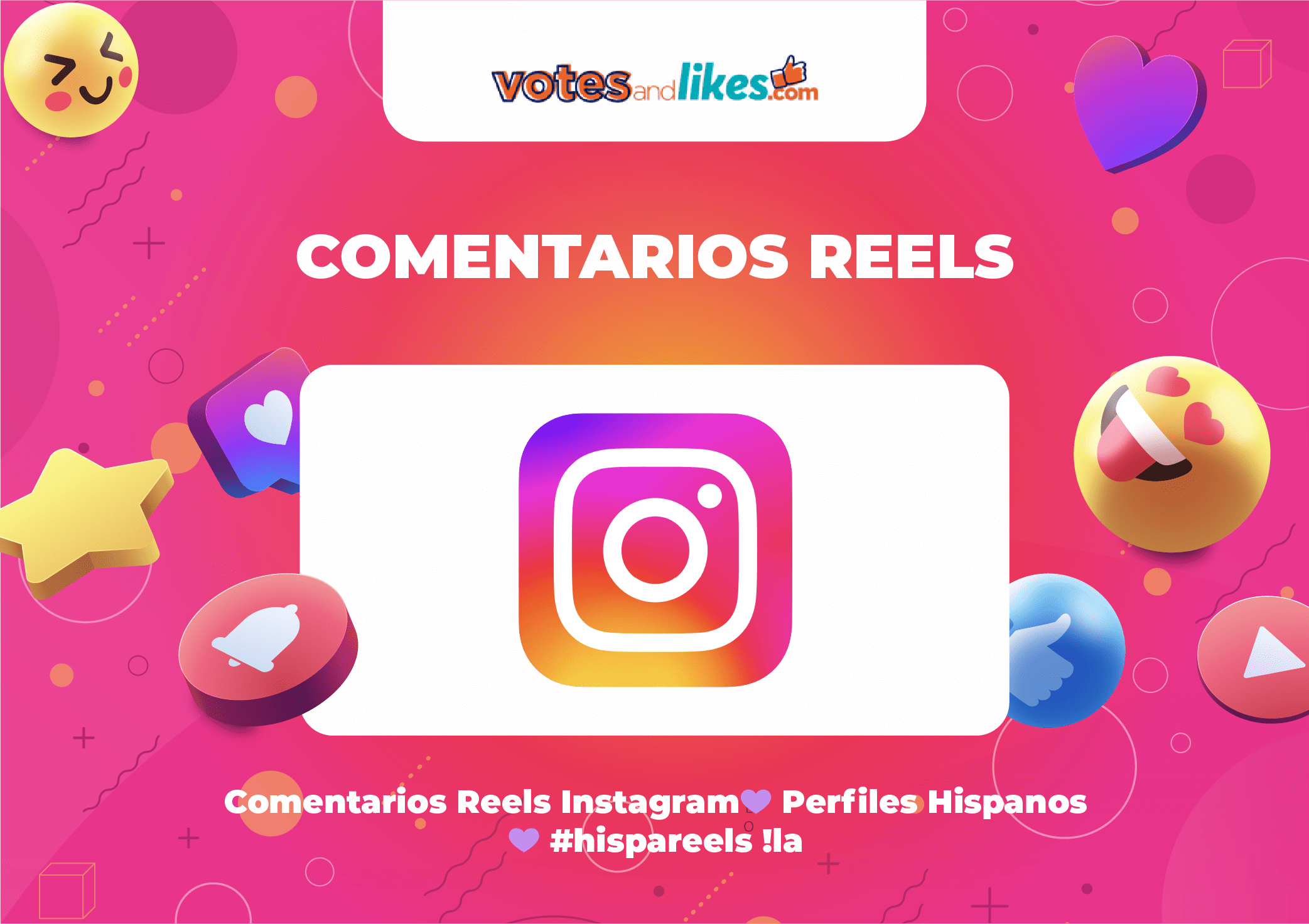 Comentarios Reels Instagram💜 Perfiles Hispanos💜 #hispareels !la