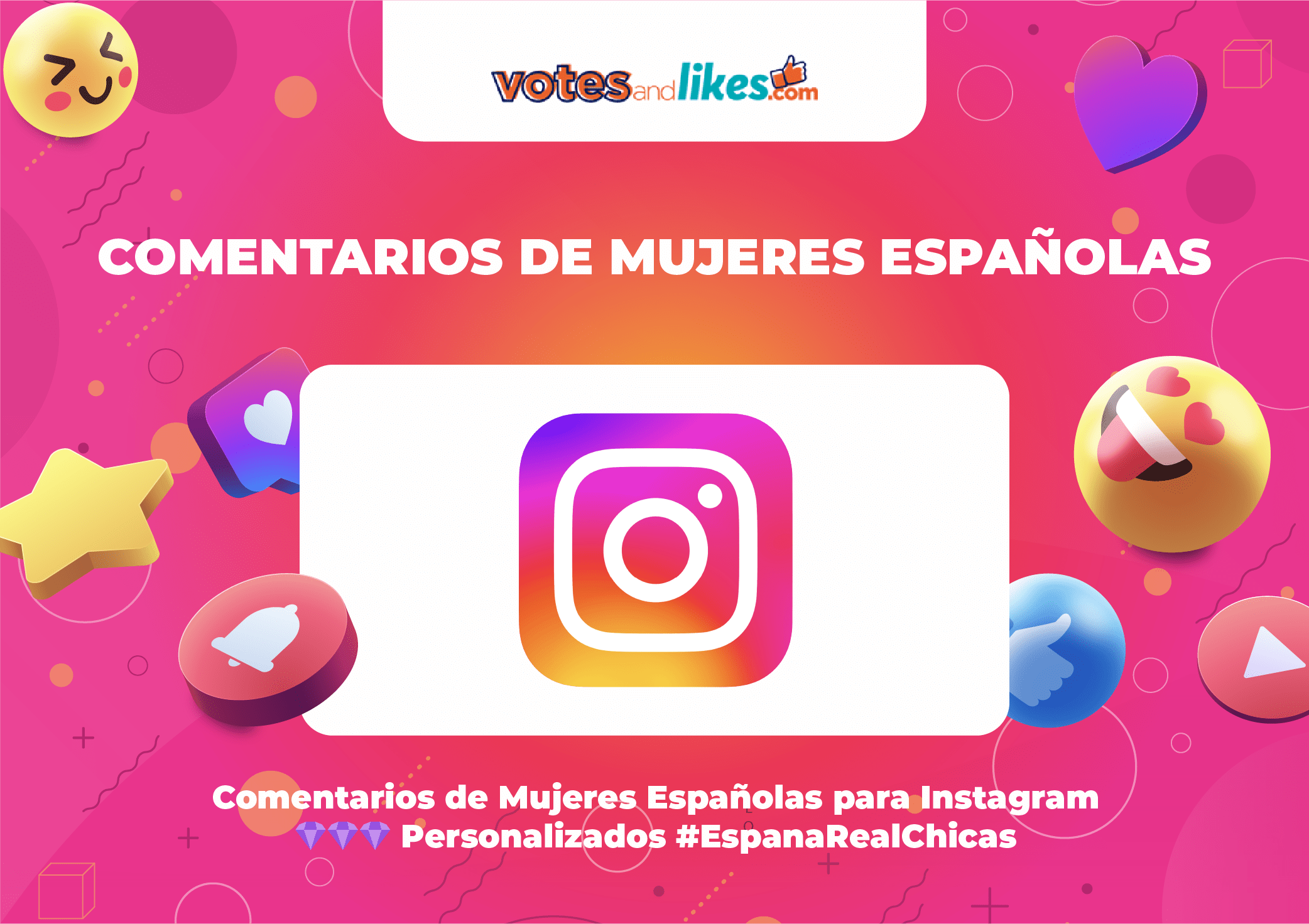 Comentarios de Mujeres Españolas para Instagram💎💎💎 Personalizados #EspanaRealChicas