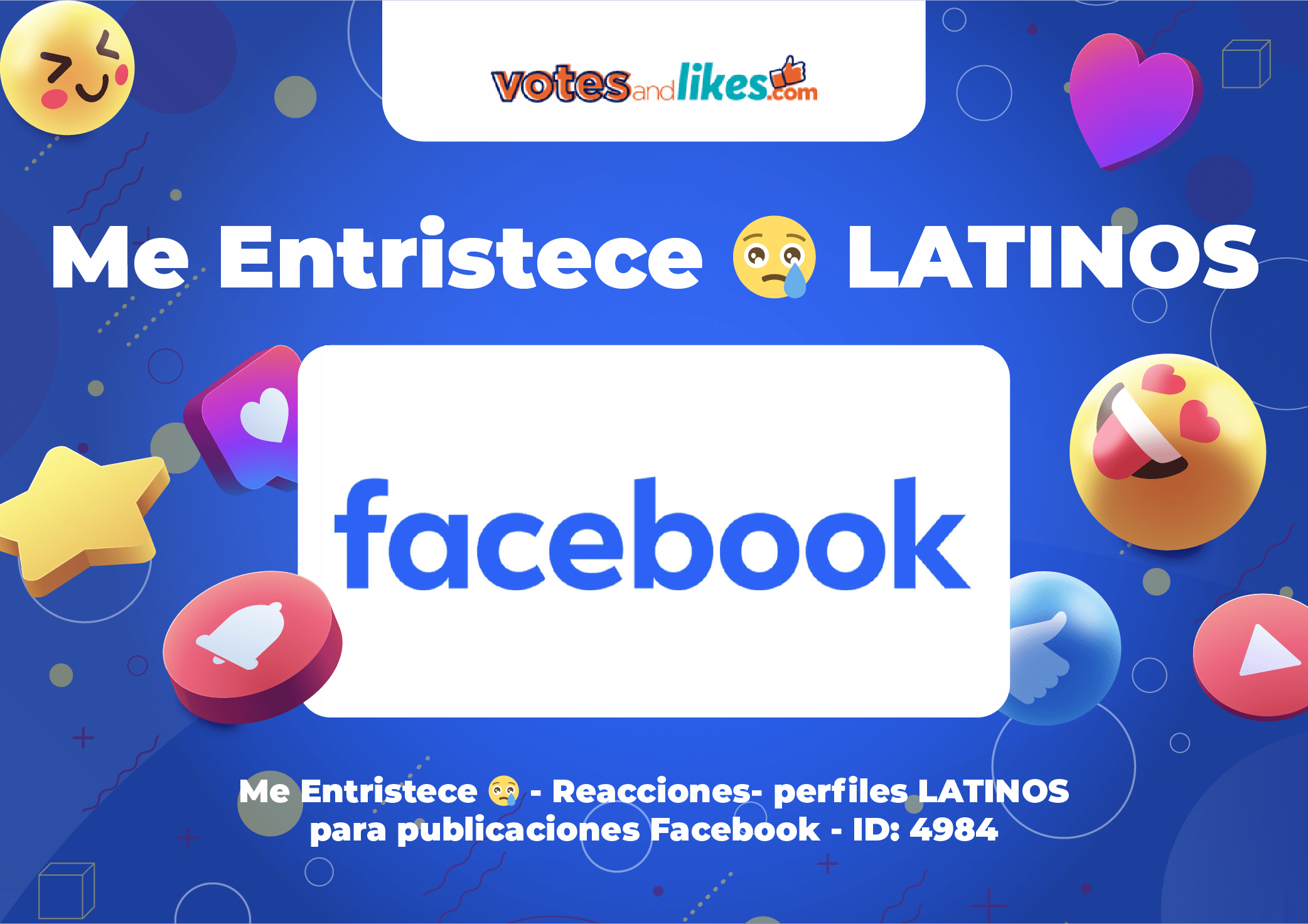 Me Entristece 😢 - Reacciones- perfiles LATINOS para publicaciones Facebook