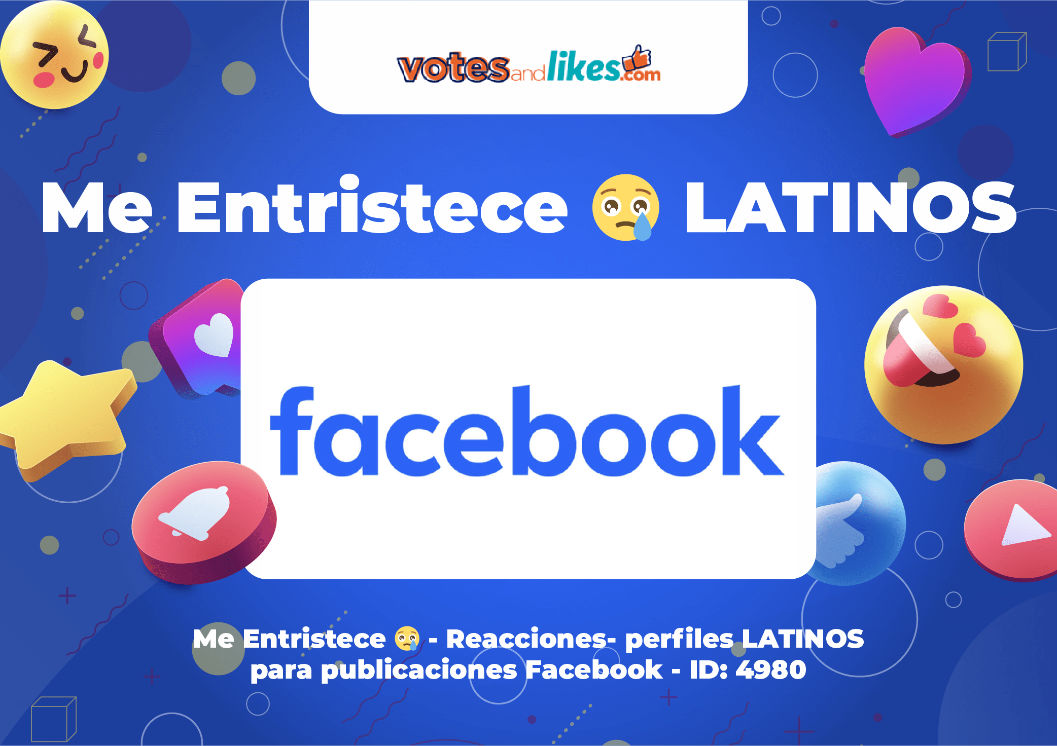 Me Entristece 😢 - Reacciones- perfiles LATINOS para publicaciones Facebook