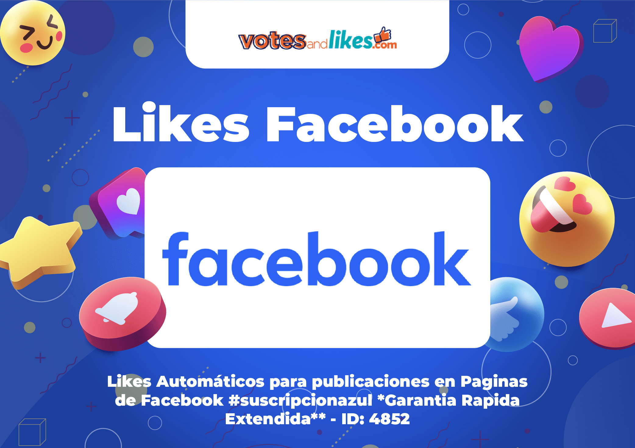 Likes Automáticos para publicaciones en Paginas de Facebook #suscripcionazul *Garantia Rapida Extendida**