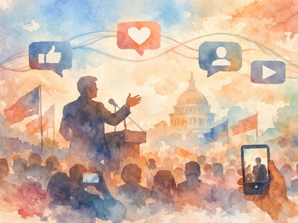 El uso de paneles sociales en campañas políticas