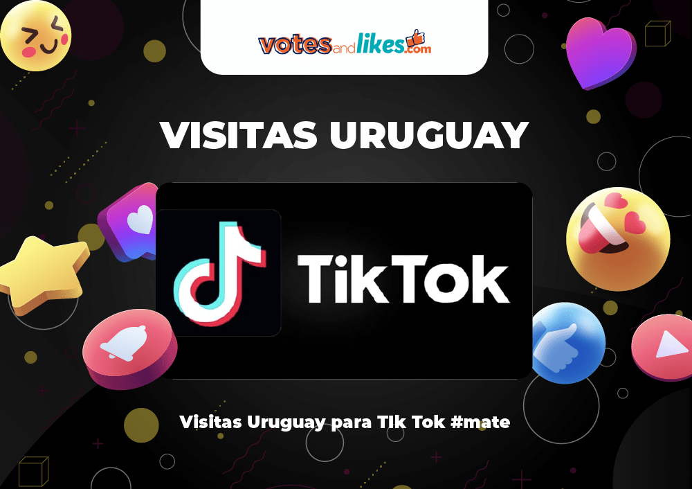 Visitas Uruguay para TIk Tok #mate