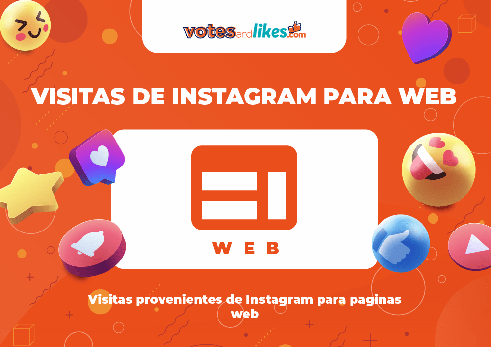 Visitas provenientes de Instagram para paginas web