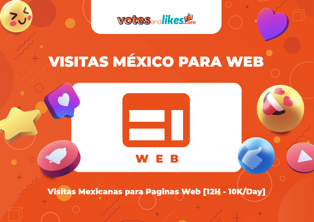 Visitas Mexicanas para Paginas Web [12H - 10K/Day]
