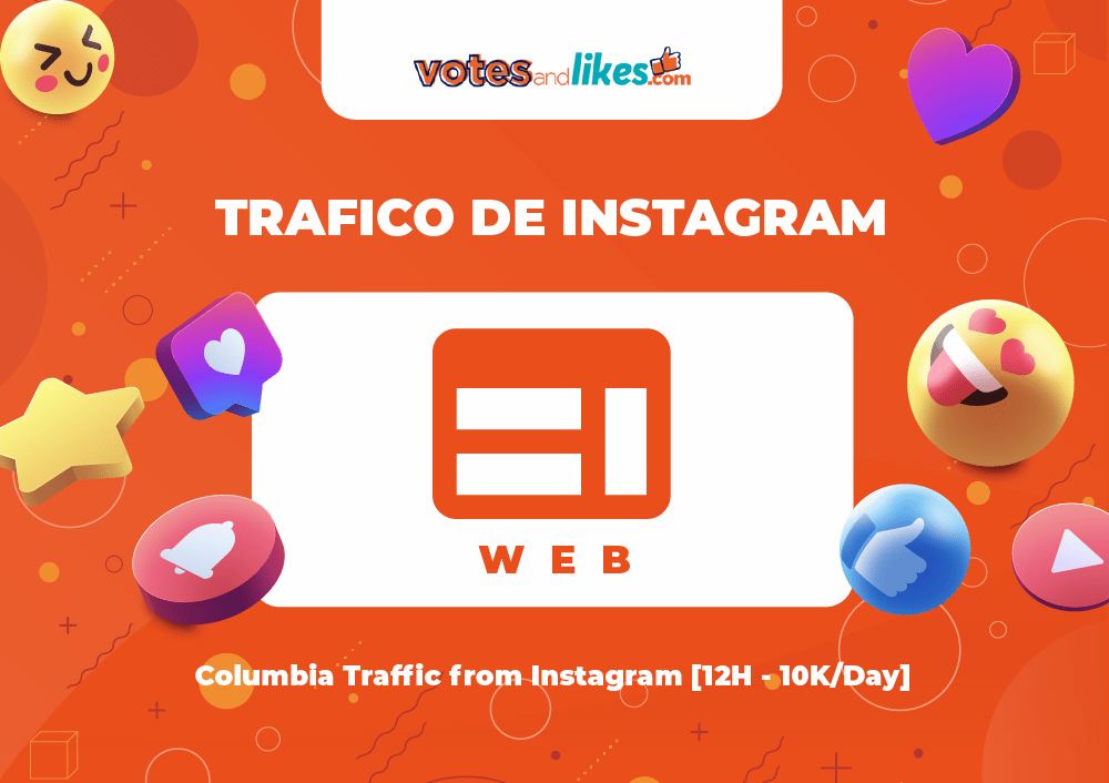 Columbia Traffic from Instagram [12H - 10K/Day]