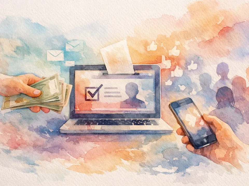 Cómo comprar votos para campañas digitales