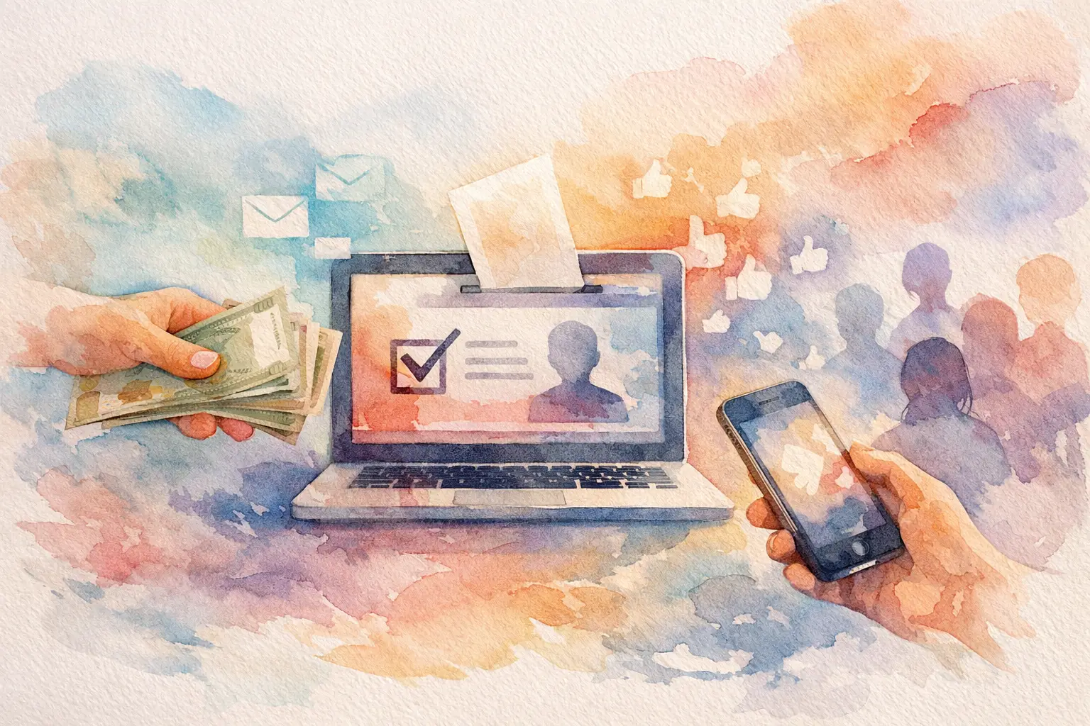Cómo comprar votos para campañas digitales