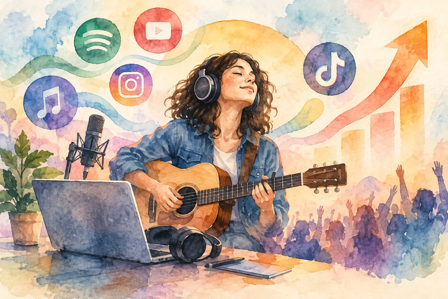 Mejores opciones de promoción musical para crecer